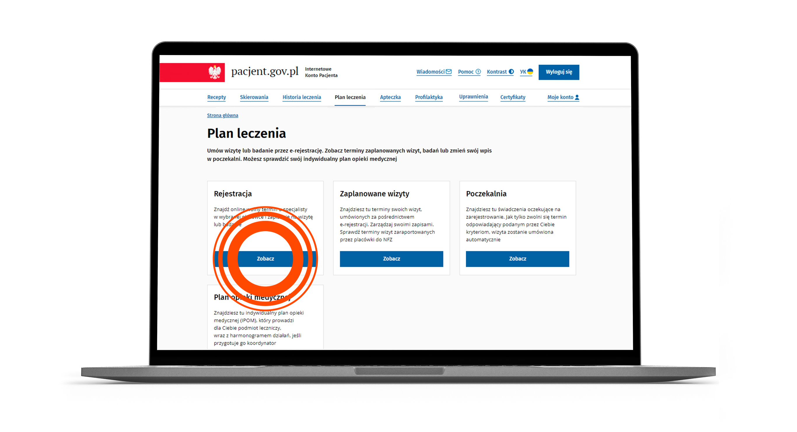 plan leczenia - szczepenie