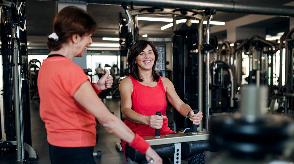 Dwie Panie po 40ce na siłowni