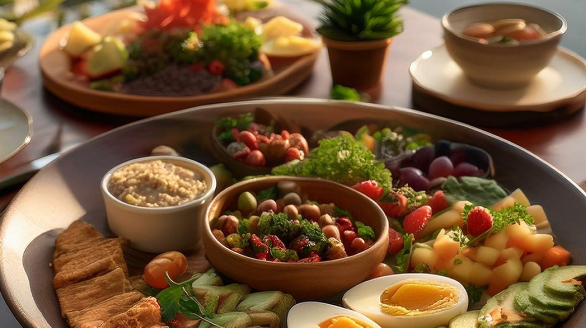 talerz zdrowego jedzenia