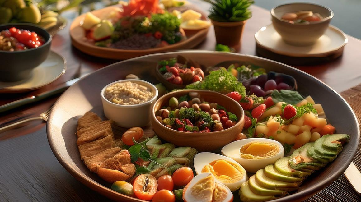 talerz zdrowego jedzenia