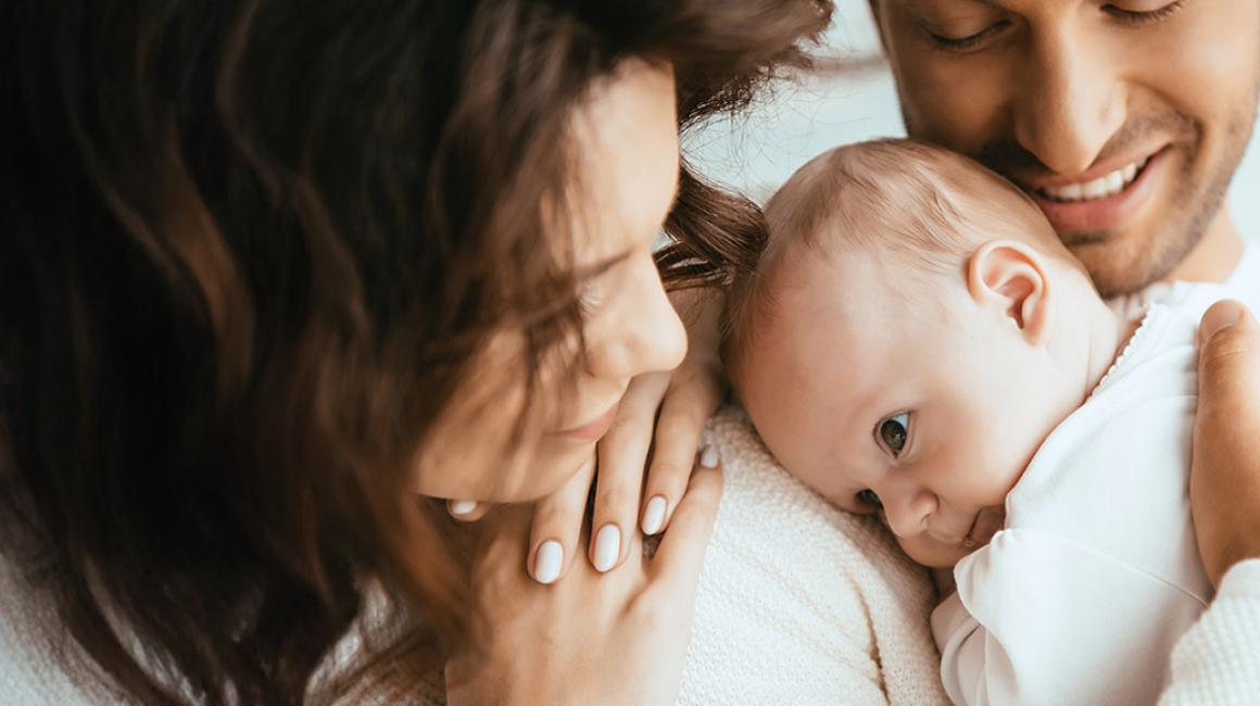 Rodzice z niemowlakiem