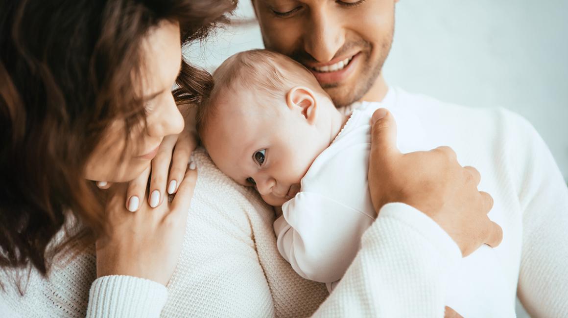 Rodzice z niemowlakiem
