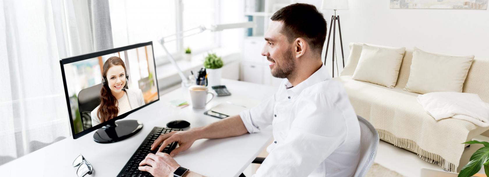 rozmowa przez wideoczat z urzędnikiem