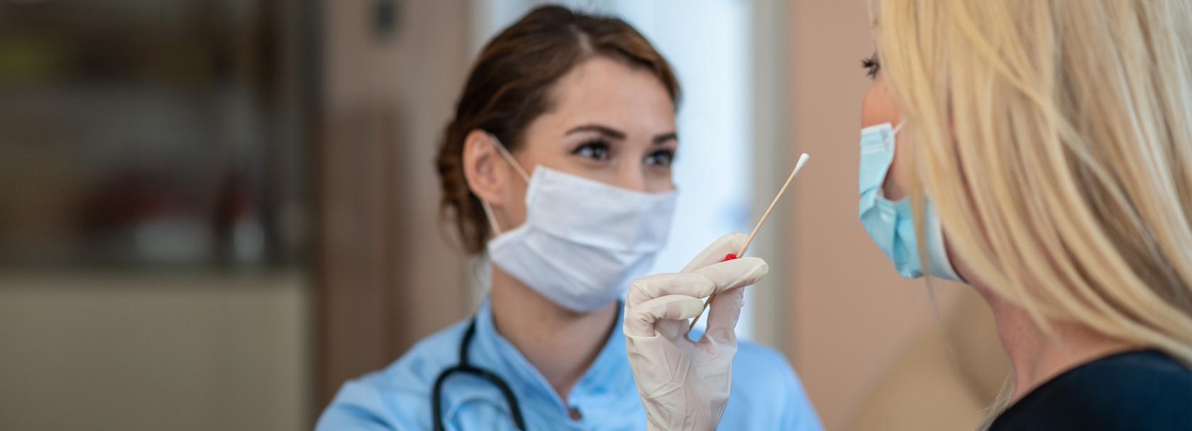 wymaz do testu antygenowego