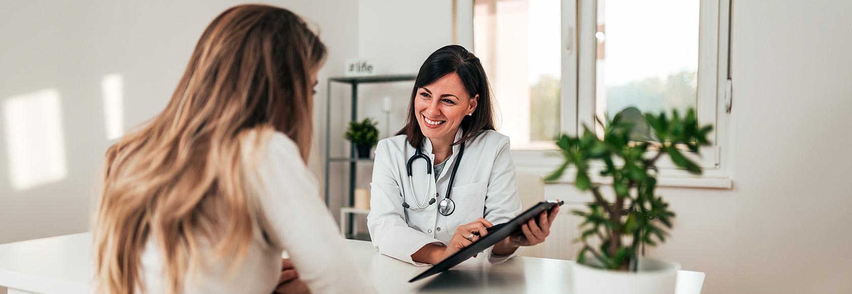 Kobieta u lekarki