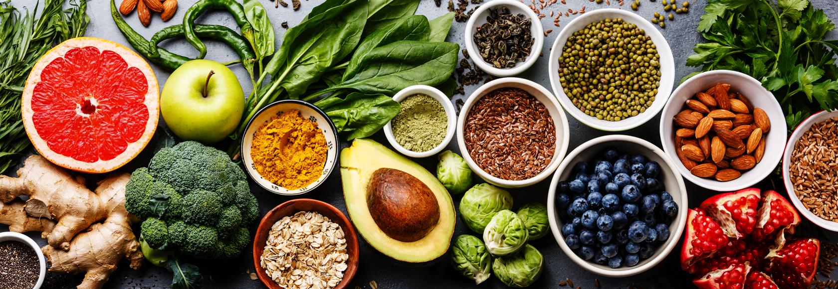 warzywa, owoce, orzechy