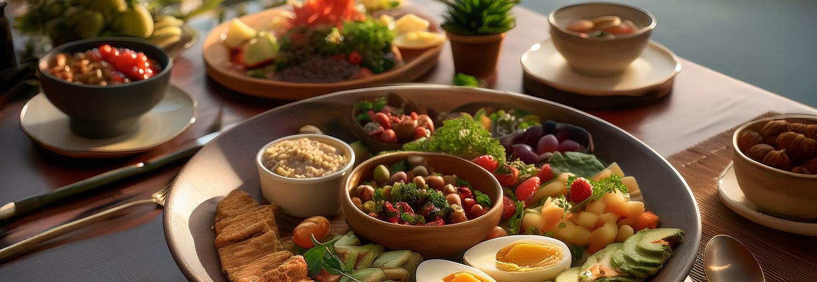 talerz zdrowego jedzenia