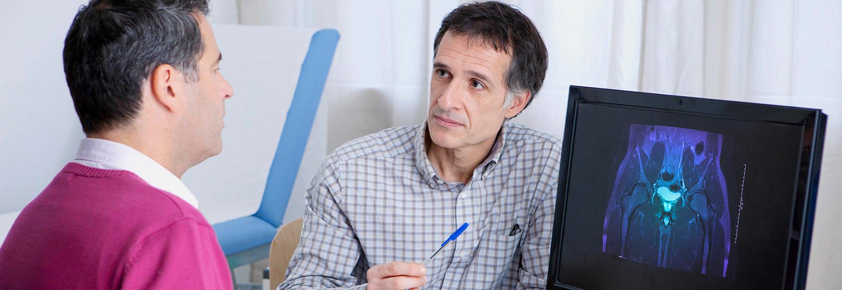 Mężczyzna u lekarza