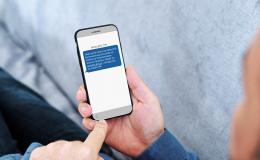 Sms z wynikiem testu