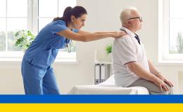 rehabilitantka ze starszym panem ukr