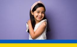Dziewczynka po szczepieniu ukr