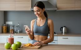 młoda kobieta w kuchni