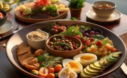 talerz zdrowego jedzenia