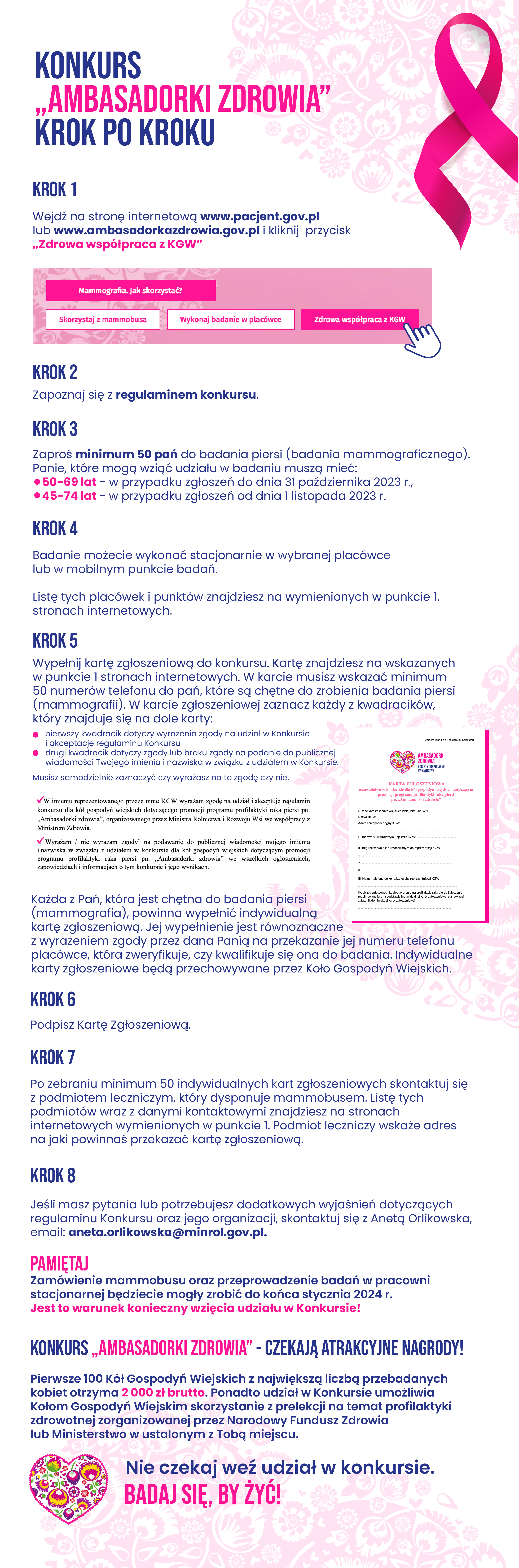 schemat udziału w konkursie