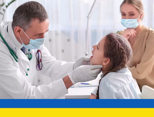 Scena z dzieckiem u lekarza